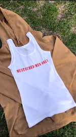 Mustached Men Only Tank